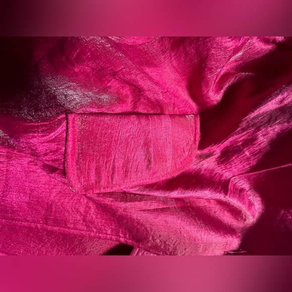 Damee Inc. 3 Button Front Collared 3/4 Sleeve Pink Jacket - Picture 9 of 9